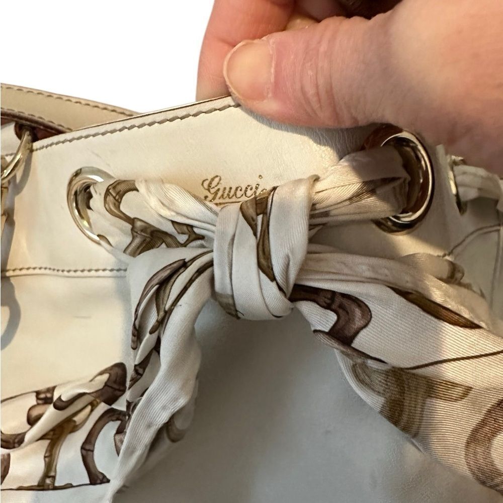 Gucci Positano white tote bag - Picture 4 of 10